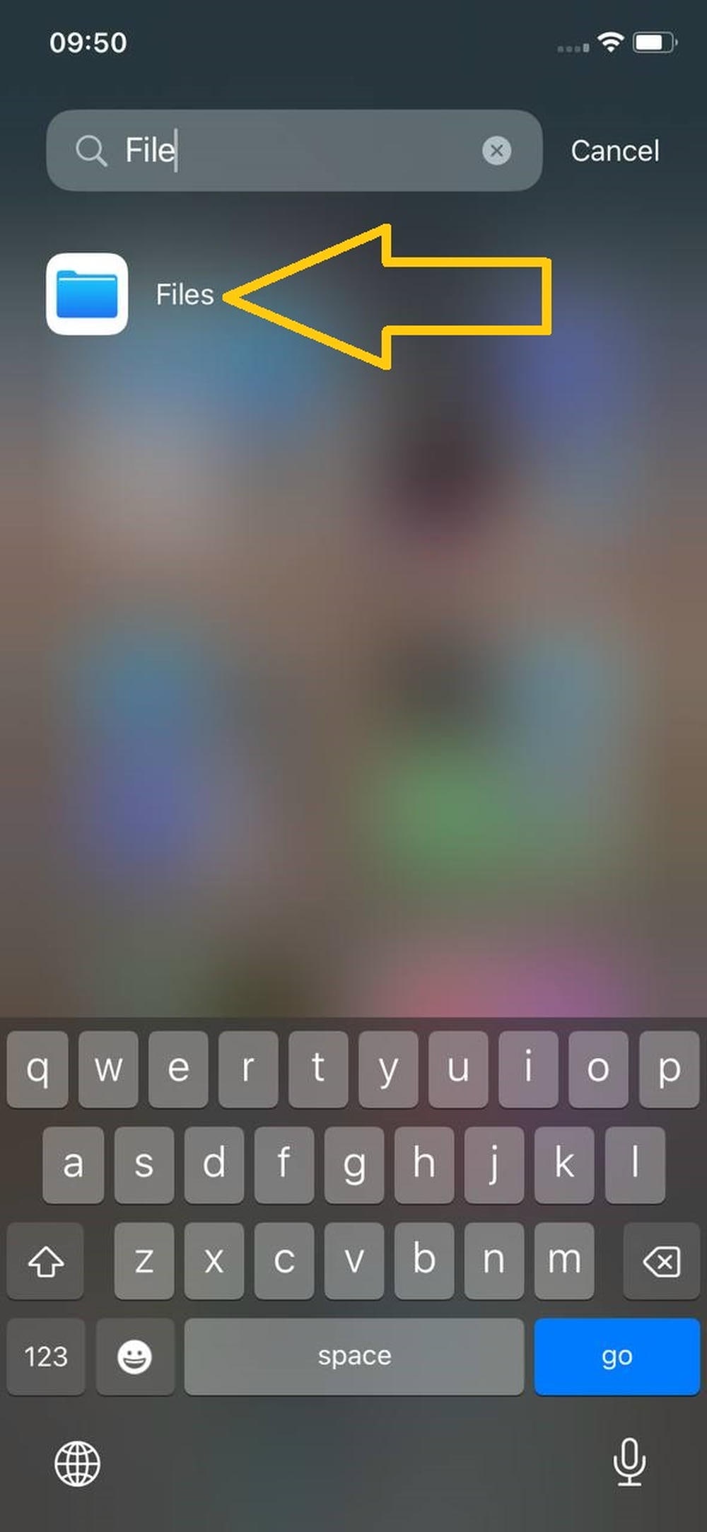 Video in der Dateien-App finden